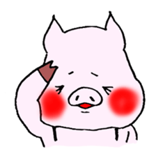 Assorted pigs sticker #8346829