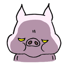 Assorted pigs sticker #8346832