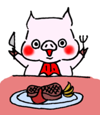 Assorted pigs sticker #8346836