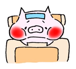 Assorted pigs sticker #8346839