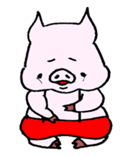 Assorted pigs sticker #8346840