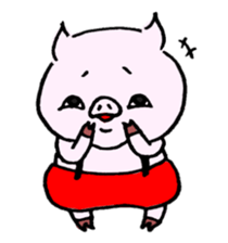 Assorted pigs sticker #8346841