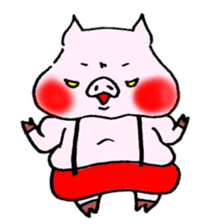 Assorted pigs sticker #8346843