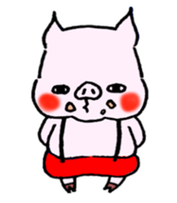 Assorted pigs sticker #8346844