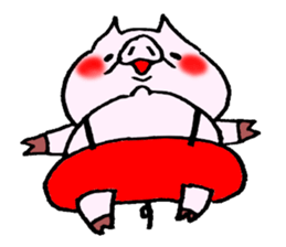 Assorted pigs sticker #8346846