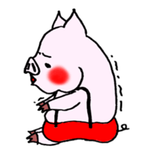 Assorted pigs sticker #8346847