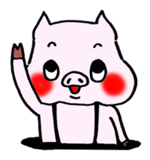 Assorted pigs sticker #8346848