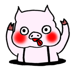 Assorted pigs sticker #8346850
