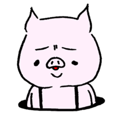 Assorted pigs sticker #8346856