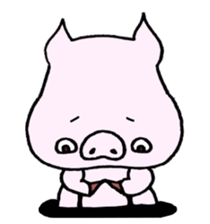 Assorted pigs sticker #8346857