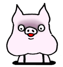 Assorted pigs sticker #8346858