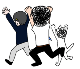 Let's play by connecting NanimaruSticker sticker #8347448