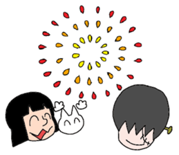 Let's play by connecting NanimaruSticker sticker #8347449