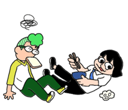 Let's play by connecting NanimaruSticker sticker #8347455