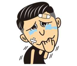 Is it guilty to be handsome? sticker #8347580