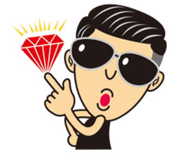 Is it guilty to be handsome? sticker #8347616