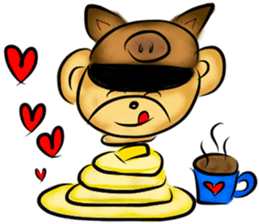 Rossy the food bears sticker #8347796