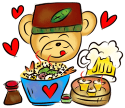 Rossy the food bears sticker #8347817