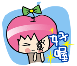 Apple girl gaga 2 sticker #8347945