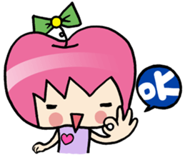 Apple girl gaga 2 sticker #8347946