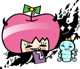 Apple girl gaga 2 sticker #8347948