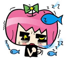 Apple girl gaga 2 sticker #8347949