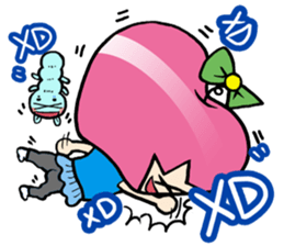 Apple girl gaga 2 sticker #8347951