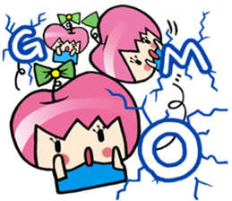 Apple girl gaga 2 sticker #8347952