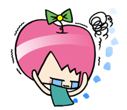 Apple girl gaga 2 sticker #8347953