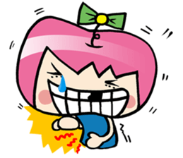 Apple girl gaga 2 sticker #8347956