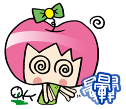 Apple girl gaga 2 sticker #8347961