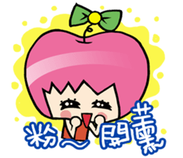 Apple girl gaga 2 sticker #8347967