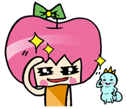 Apple girl gaga 2 sticker #8347971