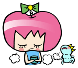 Apple girl gaga 2 sticker #8347974