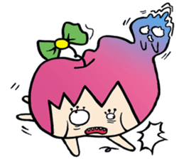 Apple girl gaga 2 sticker #8347975