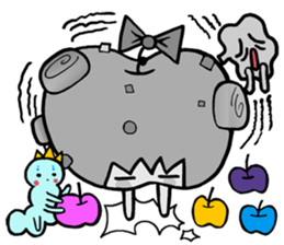 Apple girl gaga 2 sticker #8347976