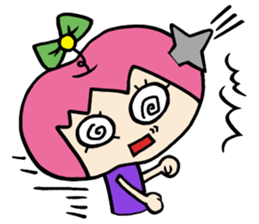 Apple girl gaga 2 sticker #8347979