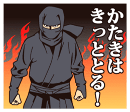 He is a ninja! sticker #8348029