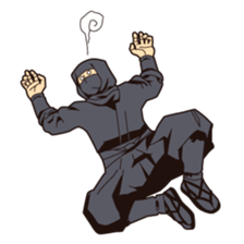 He is a ninja! sticker #8348056