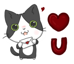 Purring cat daily sticker #8348421