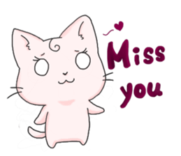 Purring cat daily sticker #8348425