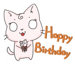 Purring cat daily sticker #8348427