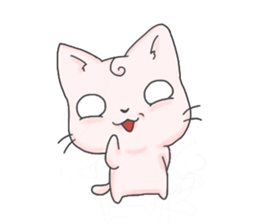 Purring cat daily sticker #8348438