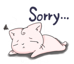 Purring cat daily sticker #8348439