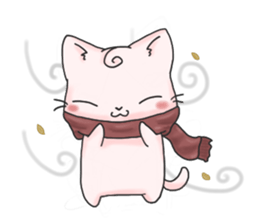 Purring cat daily sticker #8348449