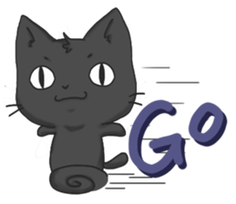 Purring cat daily sticker #8348455