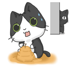 Purring cat daily sticker #8348456