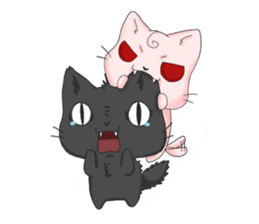 Purring cat daily sticker #8348457