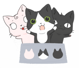 Purring cat daily sticker #8348459