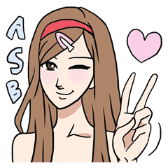 AsB - Comic Girls / Hair Clip Expression